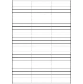 Samolepící etiketa Etikety PRINT 70x10 mm bílé (balení 100xA4)