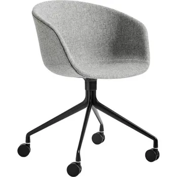 HAY Židle AAC 25, Black Powder Coated Aluminium / full upholstery Hallingdal 130