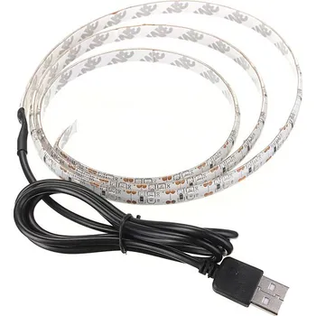 LED páska Light USB LED pásek 3528 60LED/m IP20 4.8W/m čistá bílá, 2metry (LED pásek 2 metry s USB )