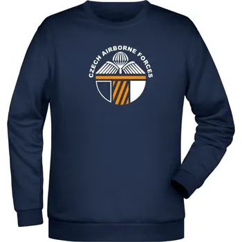 Pánská mikina Mikina CAF 43rd Airborne Battalion - námořní modrá