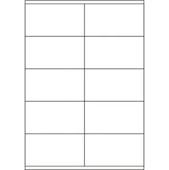 Samolepící etiketa Etikety PRINT 105x57 mm bílé snímatelné (100xA4)