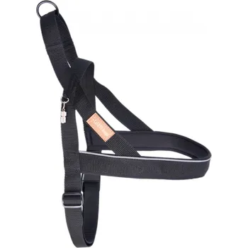 Postroj pro psa Lauren Design Norský postroj CLASSIC, černá Velikost: L