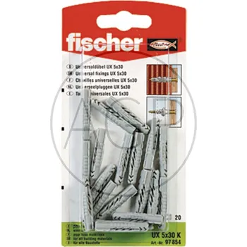 Hmoždinka Fischer hmoždinky o průměru 10 mm s délkou 60 mm v balení 6 ks