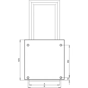 Zábradlí Andromeda Madlo na skle: Ne, Šířka okna: 600