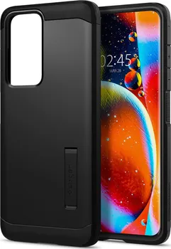 Pouzdro na mobilní telefon Spigen Tough Armor pro Samsung Galaxy S21 Ultra černé