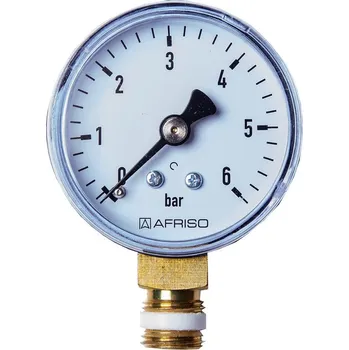 AFRISO Manometr RF160 G1/2"A sp.0-2,5BAR