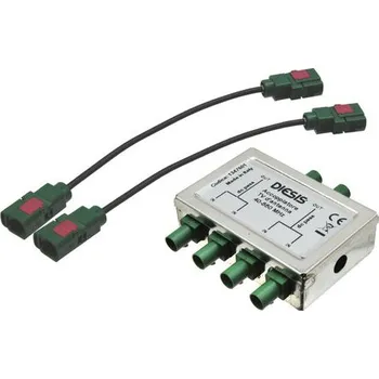 Autoanténa Calearo slučovač TV signálu 4x TV anténa - 2x vstup TV