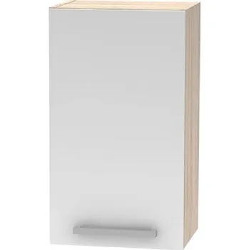 Obývací stěna Horní skříňka, bílá / dub sonoma, NOVA PLUS NOPL-005-OH