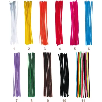 Vánoce Žinylka chlupaté modelovací drátky 29cm,16ks v sáčku