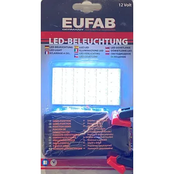 LED panel LED panel 65x35 mm 12V, 24LED bílé - EUFAB