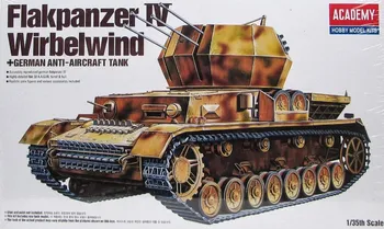 Plastikový model Academy Flakpanzer IV Wirbelwind 1:35 