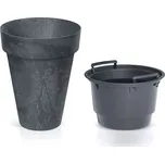 Květináč s vnitřní nádobou, průměr 46,1 cm - antracit