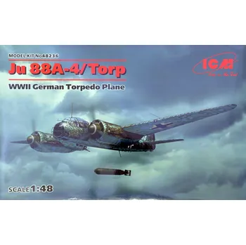 Plastikový model 1:48 Ju 88A-4/Torp German WWII Torpedo Plane