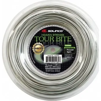 Struna na výplet tenisové rakety TENISOVÝ VÝPLET SOLINCO TOUR BITE SOFT (200m) 1.25mm