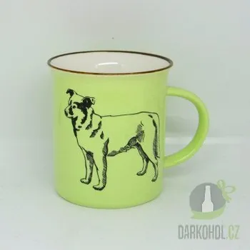 Hrnek Pes zelený