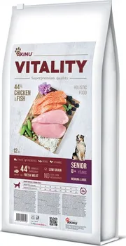 Krmivo pro psa AKINU Vitality Dog Senior Medium/Large Chicken/Fish 12 kg