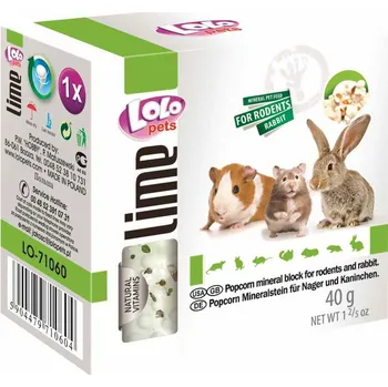 Krmivo pro hlodavce LOLO popcorn minerální kámen pro hlodavce