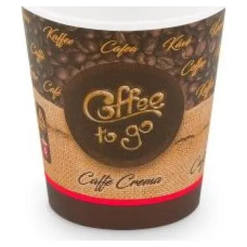 Jednorázové nádobí Kelímek papírový 200 ml S , Coffee to go, 50 ks