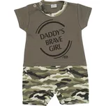 Kojenecký letní overal New Baby Army girl, vel. 56 (0-3m)