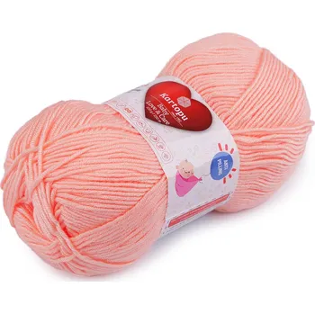 Příze Pletací příze Baby Love a Care 100 g, barva 3 (253) meruňková