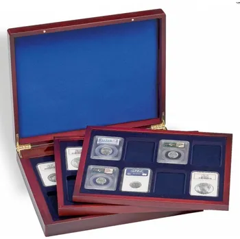 Leuchtturm Mincovní kazeta Volterra Trio SLABS - pro 24 kapslí na mince SLABS