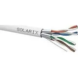 Instalační kabel Solarix STP, Cat6A, drát, LSOH, cívka 500m SXKD-6A-STP-LSOH