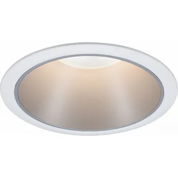 Paulmann 93409 LED Cole, bodovka v bílo-stříbrné úpravě, 1x6,5W LED 2700K tříkrokové stmívání, prům. 8,8cm, IP44
