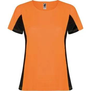 ROLY Tričko Shanghai, krátký rukáv, dámské, funkční E6648-22302-M M Oranžová/černá