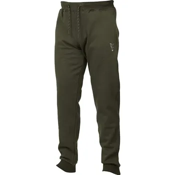 Rybářské oblečení Fox International Fox tepláky Collection Green & Silver Joggers Velikost: XL