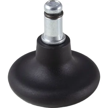 Pojezdové kolečko Nábytkový plastový kluzák průměr 50mm, průměr čepu 10mm, nosnost 30 kg - KA50-10