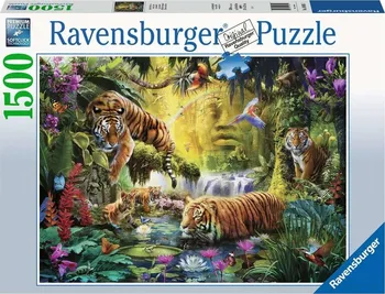 Puzzle Ravensburger Pokojní tygři 1500 dílků