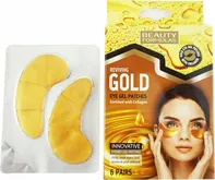 Beauty Formulas Gold gelové oční pásky 6 ks