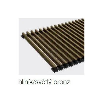 Radiátor Krycí mřížka KORAFLEX PM Hliník/Bronz světlý 32x130 cm PM-13032-R1300Y
