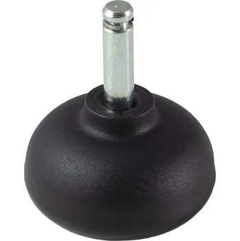 Pojezdové kolečko Nábytkový plastový kluzák průměr 50mm, průměr čepu 8mm, nosnost 30 kg - KB50-8