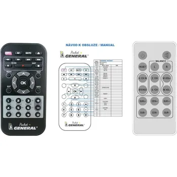 Dálkový ovladač General DK DIGITAL AS100 - náhradní dálkový ovladač