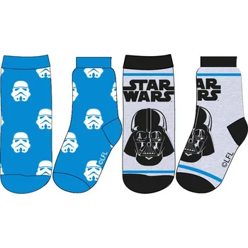 Star-Wars licence Chlapecké ponožky - Star Wars 52343833, tyrkysová/ šedá Barva: Mix barev, Velikost: 23-26