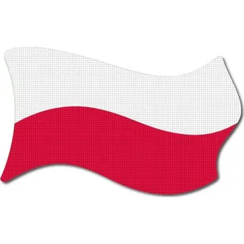 Vlajka Pelisport Polská vlajka vlající