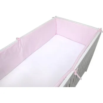 mantinel do postýlky Cosing Mantinel 360 cm růžový