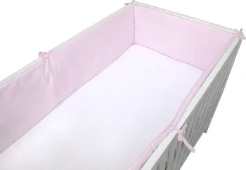 Příslušenství pro dětskou postel a kolébku Cosing Mantinel 360 cm růžový