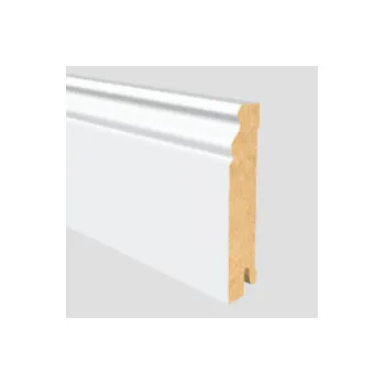 soklová lišta ALTBERLINER PROFIL 80 MDF Bílá délka 2,5m Soklová lišta