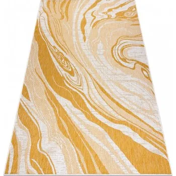 Koberec Balta Kusový koberec Sisalový SION 22169 Mramor ecru / žlutý / béžový Rozměr: 80x150 cm