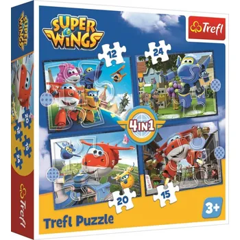 Puzzle Trefl Super Wings: Úžasný tým 4v1 71 dílků