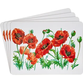 prostírání Leonardo, Anglie Leonardo - Korkové prostírání " Vlčí máky" - 4 ks /29*22 cm/