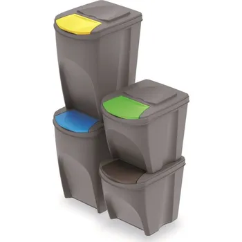 Odpadkový koš Recenze Prosperplast Sortibox IKWBMS4 2x 25 l, 2x 35 l