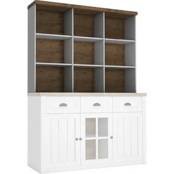 regál Policový nádstavec Provence 1 - borovice andersen / dub lefkas