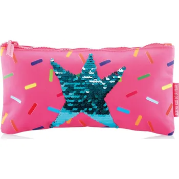 Penál MIQUELRIUS Pouzdro Candy, zip, 225x115x10 mm - růžové