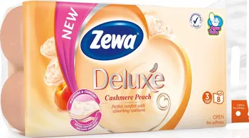 Toaletní papír Zewa Deluxe Cashmere Peach 3vrstvý 8 ks