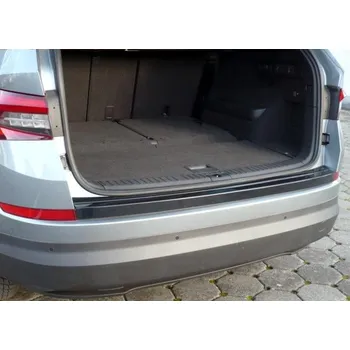 Auto-moto Milotec práh pátých dveří s dlouhou hranou pro Škoda Kodiaq 2016-, černý lesklý