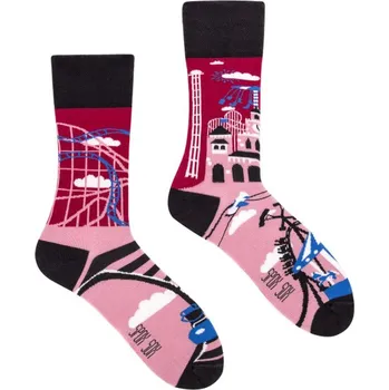 Dámské pyžamo Veselé ponožky Spox Sox lunapark Velikost ponožek: 44-46