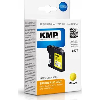 Počítač KMP B73Y - Brother LC-22U Y - žlutá inkoustová náplň KMP
